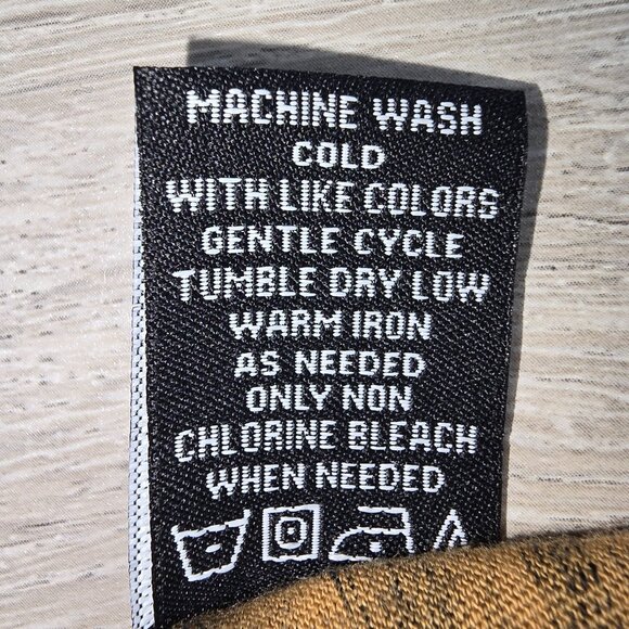 Hoodie T Shirt Men's Sz M Long Sleeved Two Toned Boho Gorp Core Y2K Hipster - Picture 7 of 7